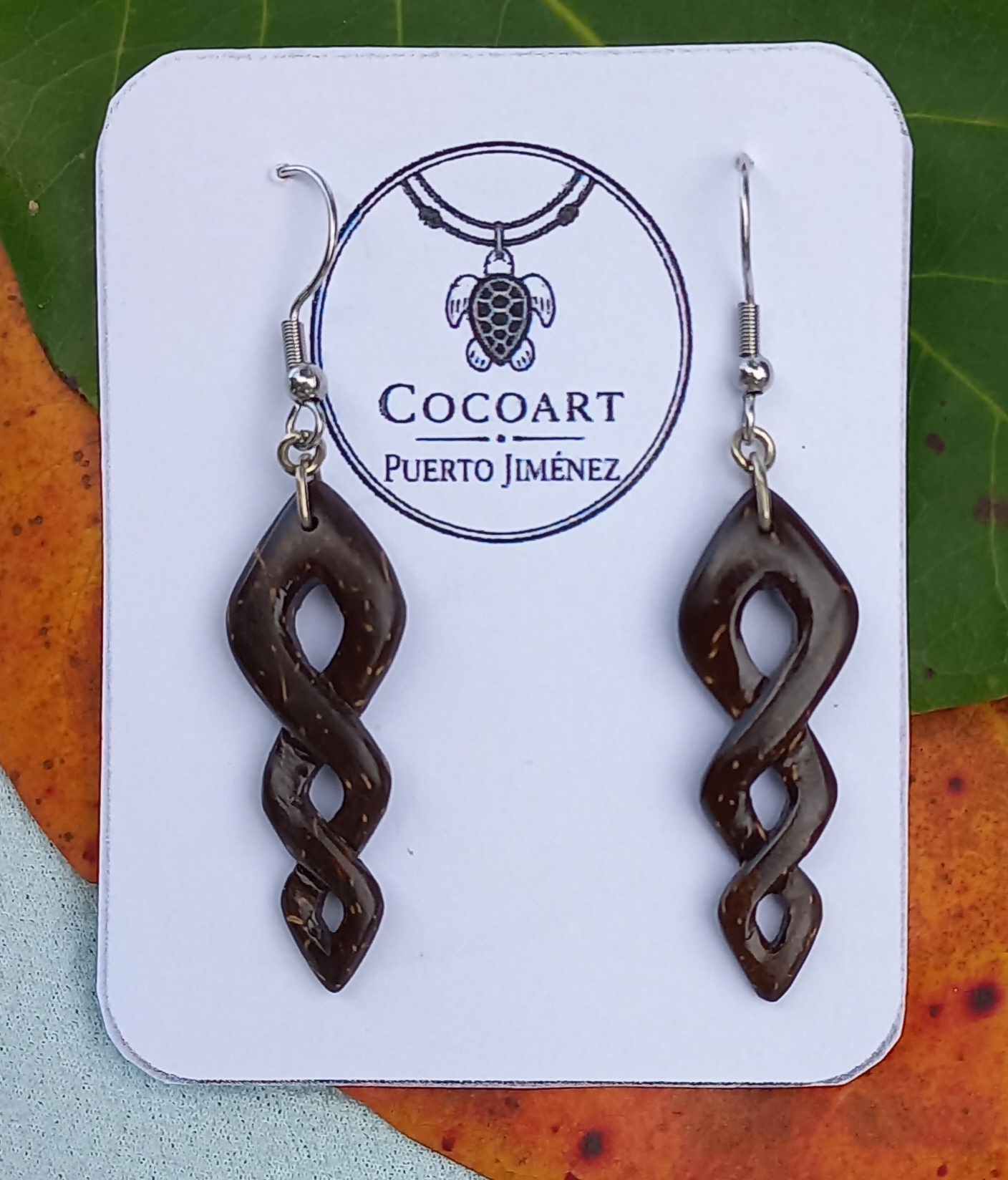 Aretes coco raíz