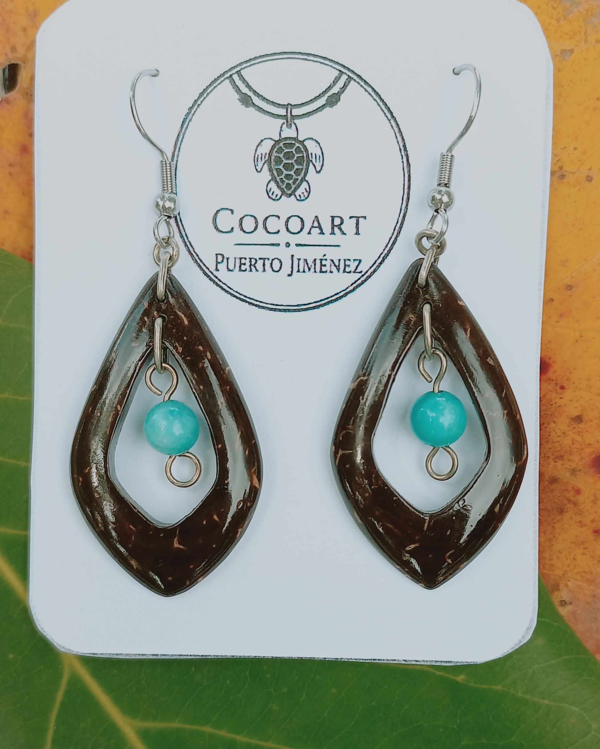 Aretes de coco