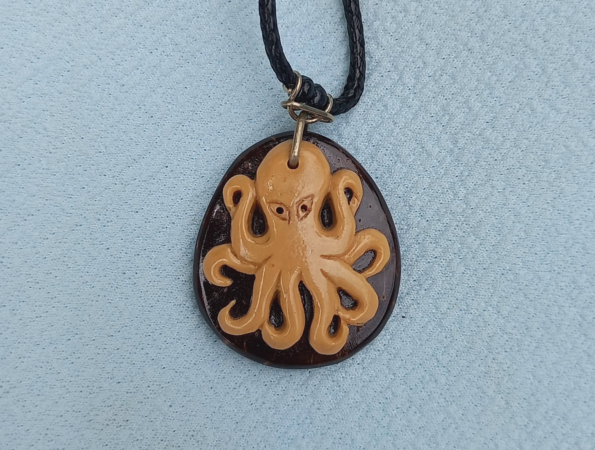 Collar de Pulpo coco blanco